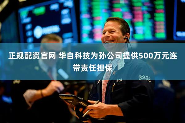 正规配资官网 华自科技为孙公司提供500万元连带责任担保